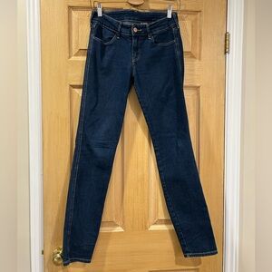 H&M Dark Blue Skinny low waist Women's Jeans